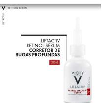 Vichy Liftactiv Retinol 30ml Serum Specialist - Sérum antirrugas profundas para peles maduras