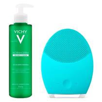 Vichy Normaderm e Foreo Kit - Gel de Limpeza + Esponja de Limpeza Facial