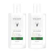 Vichy Protetor Solar Facial Capital Soleil Uv-Clear FPS60 Sem Cor Kit com 2 Unidades