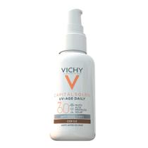 Vichy Protetor Solar Facial UV Age Daily Anti-Idade 3 Em 1 Cor 5.0 FPS60