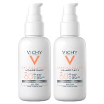 Vichy UV-Age Daily Kit com 2 Unidades Protetor Solar Facial FPS60 Vichy UV-Age Daily Kit com 2 Unidades Protetor Solar Facial FPS60