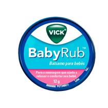 Vick BabyRub Bálsamo Infantil com Camomila e Aloe Vera 12g Vick BabyRub Bálsamo Infantil com Camomila e Aloe Vera 12g