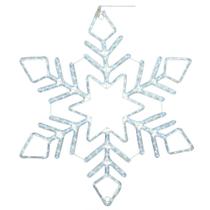 Vickerman Luz de Cuerda LED Estrella Centelleante Copo de Nieve 24 cm Blanco Puro