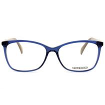 Victor Hugo VH1719 Azul/Bege 0D25 53mm - Óculos de Grau