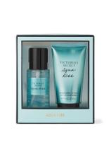 Victoria'S Secret Kit Aqua Kiss Body Splash + Lotion 75Ml