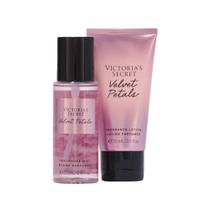 Victoria's Secret Kit Velvet Petals - Body Splash 75ml + Body Lotion 75ml - VICTORIA S SECRET