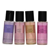 Victoria Secret Kit Com 4 Shimmer Mists com Brilho 75ml Cada