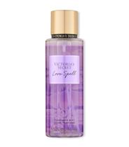 Victorias Secret Love Spell Mist Spray Corporal para Mulheres Notas de Flor de Cerejeira e Fragrância de Pêssego Fresco Victorias Secret Love Spell Mist Spray Corporal para Mulheres Notas de Flor de Cerejeira e Fragrância de Pêssego Fresco