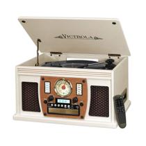 Victrola 8 em 1 - Reprodutor de Discos com Bluetooth e Alto-Falantes Estéreo