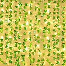 Videiras falsas artificiais Ivy Garland Naidiler com luzes de 65 pés