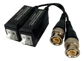 Vídeo Balun Ahd/hdcvi/hdtvi Cftv Engate Rápido Profissional