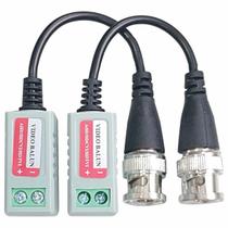 Video Balun Com Extensão Passivo Hd Bnc X Cabo Lan Utp (par)