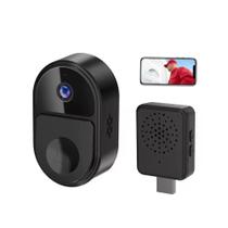 Video Campainha Inteligente Com Câmera Sem Fio Knup Kp-ca202 Cor Preto Video Campainha Inteligente Com Câmera Sem Fio Knup Kp-ca202 Cor Preto