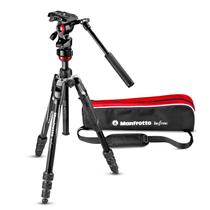 Vídeo de viagem compacto do tripé Manfrotto Befree Live Aluminium