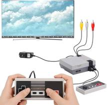 Video Game Retro 620 Jogos Clássicos Conectar Tv portatil Console Super Mini + 2 Controles
