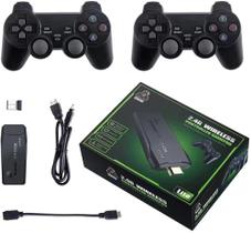 Vídeo Game Retrô Game Stick Lite 4k Hdmi 64gb 20.000 Mil Jogos Com 2 Controles Sem Fio