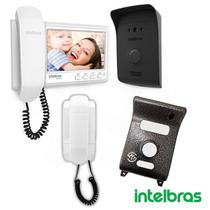 Video interfone porteiro ivr 1070, protetor e extensão - INTELBRAS