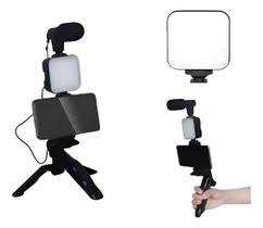 Vídeo Maker Criação De Vídeo Tripé Controle Remoto Microfone Vídeo Maker Criação De Vídeo Tripé Controle Remoto Microfone