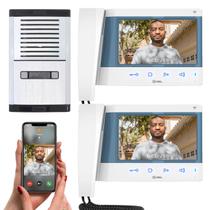 Vídeo Porteiro 2 Pontos Com Wifi HDL Coletivo Connect Atenda Pelo App