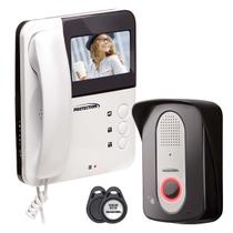vídeo porteiro eletrônico residencial Protection Pt-3500 i MB com Rfid cartão e chaveiro