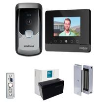 Vídeo Porteiro Intelbras Wi-Fi MVW 3040+ Câmera HD Visão Noturna App e Fechadura Eletroima Vídeo Porteiro Intelbras Wi-Fi MVW 3040+ Câmera HD Visão Noturna App e Fechadura Eletroima