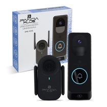 Video Porteiro Interfone Inteligente Wifi Câmera Dupla A Prova DÁgua Interno Externo Visão Noturna 180 HD Alexa Tuya Smartlife Panda Plus Audio Voz