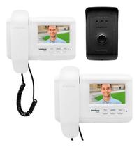 Video Porteiro Ivr 1010 Intelbras C/ 2 Monitores Interfone