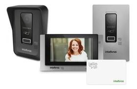 Video Porteiro Sem Fio Wifi Allo wT7 Lite Intelbras Multi HD com Acesso Via Cartão RFID e Aplicativo
