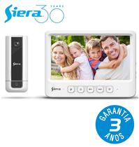 Vídeo porteiro siera vsp977 monitor 7 mãos livres