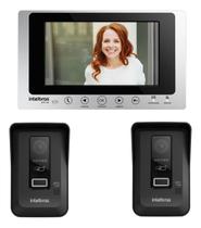 Video Porteiro Wi-fi Allo Wt7 Lite Via App Intelbras 2 Modulos Externos