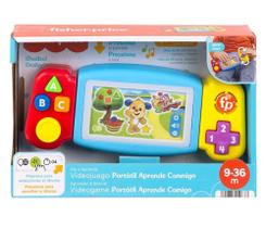 Videogame Portátil Aprenda Comigo Fisher Price Mattel