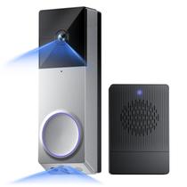 Videoporteiro WYZE Wireless Duo Cam 2K com bateria, prata