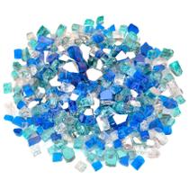 Vidrio Reflectante para Fuego Stanbroil Mezclado Azul Acqua, Platino, Azul Cobalto 4.5 kg