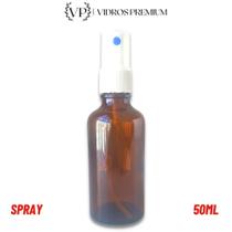 Vidro Âmbar Escuro 50ml Spray Frasco Vidros Premium Alta Qualidade