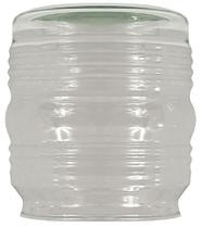 Vidro Balizador para Poste de Jardim Fechado boca 10 Transp