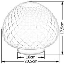 Vidro bico de jaca tipo Coracao medio para plafon de teto Vidro bico de jaca tipo Coracao medio para plafon de teto