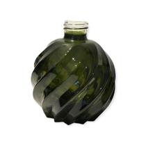 Vidro bola espiral 270ml verde musgo (s/ valvula) - Casa Limpa