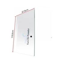 Vidro c/furo Compatível Com Frangueira Assadeira Arke 30 Frangos 1106x478 mm