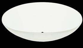 Vidro Curvo Bacia Fosca 20cm P/ Plafons C/ Furo Central 6mm Vidro Curvo Bacia Fosca 20cm P/ Plafons C/ Furo Central 6mm