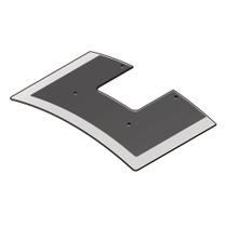 Vidro Curvo para Coifa de Parede 70 cm Vidro Curvo para Coifa de Parede 70 cm