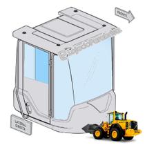 Vidro da Janela Movel (Furo Deitado) Volvo L70F 15159985 Vidro da Janela Movel (Furo Deitado) Volvo L70F 15159985