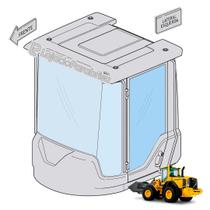 Vidro da Porta Esquerda Volvo L70F 11412054
