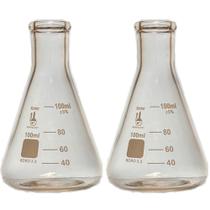 Vidro de borossilicato Erlenmeyer Flask Karter Scientific 100mL Vidro de borossilicato Erlenmeyer Flask Karter Scientific 100mL