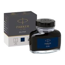 Vidro de Tinta Parker 57ml Quink Azul Negro 1950378 Vidro de Tinta Parker 57ml Quink Azul Negro 1950378
