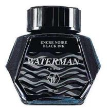 Vidro de tinta waterman - preto