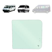 Vidro ducato 97/17 boxer / jumper (teto baixo) lateral le (v3) (curvo) (c/ furo) (verde) (60,3 x 58,5 cm)