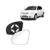 Vidro e Base Retrovisor Ford Ka 2008 Em Diante Lado Esquerdo