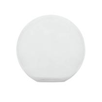 Vidro esfera s/ colarinho 14cm bocal 5cm - transparente