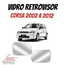 Vidro espelho refil lente retrovisor Corsa 2002 ate 2012 - Cod.5253 - soparauto