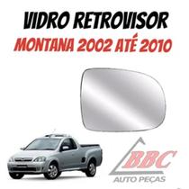 Vidro espelho refil lente retrovisor Montana 2002 ate 2010 - Cod. 5253